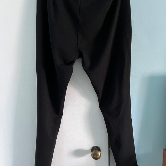 Eileen Fisher Slim Stretch Pant, Black, L - Picture 5 of 8